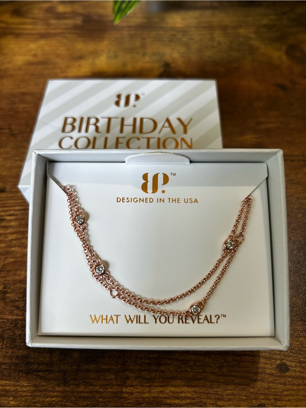 Bomb Party April 2026 “The Julietta Necklace”, Rose Gold